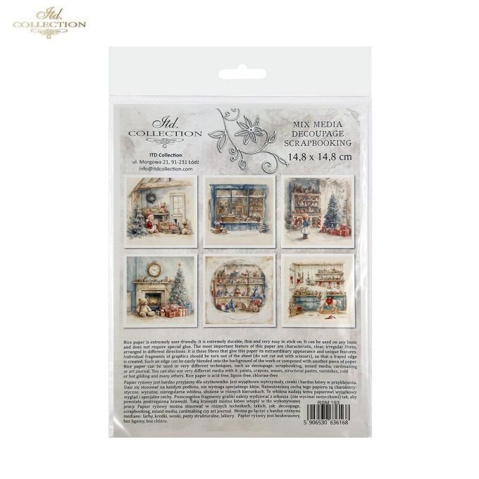 Papier de Riz Magasin de Jouets x 6 RSM193
