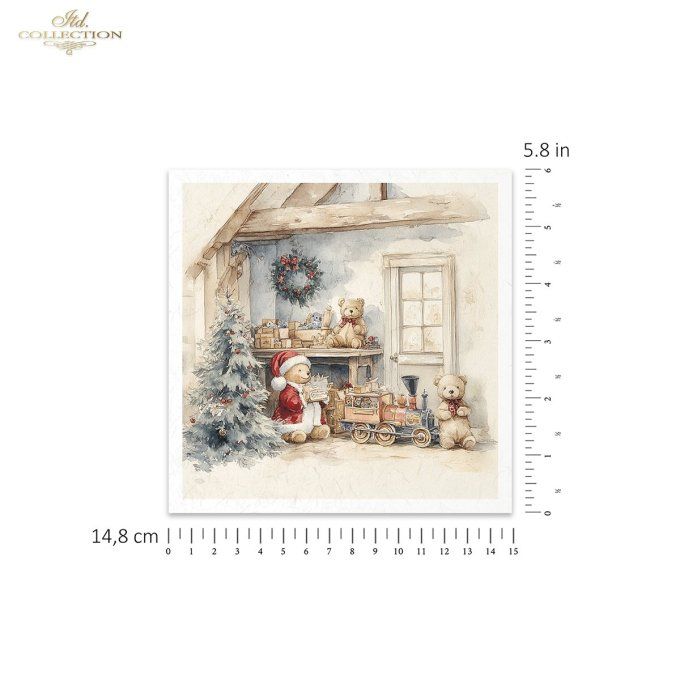 Papier de Riz Magasin de Jouets x 6 RSM193