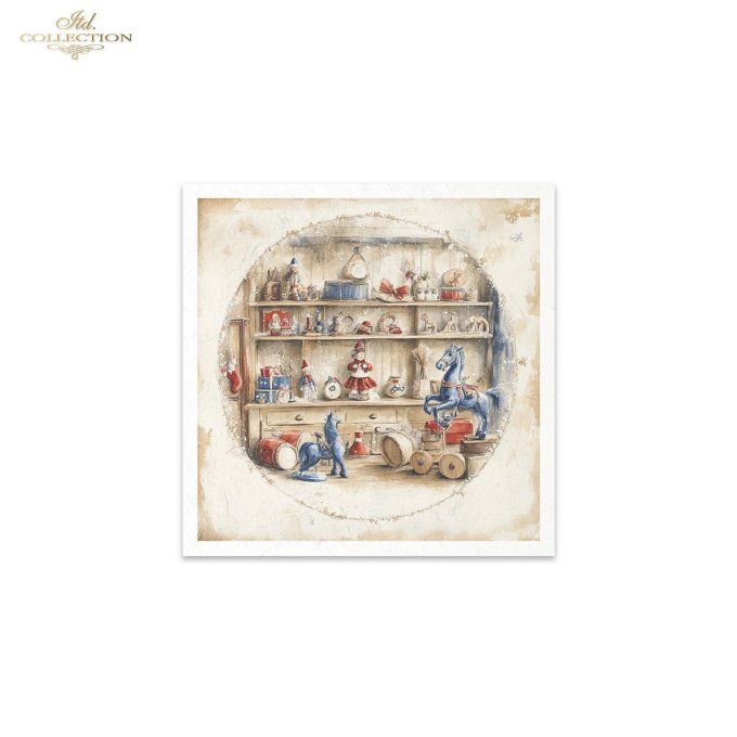 Papier de Riz Magasin de Jouets x 6 RSM193