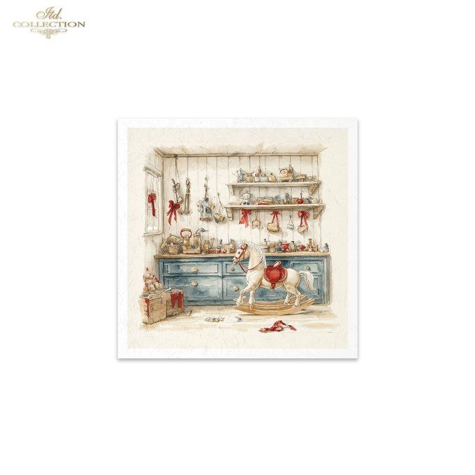Papier de Riz Magasin de Jouets x 6 RSM193