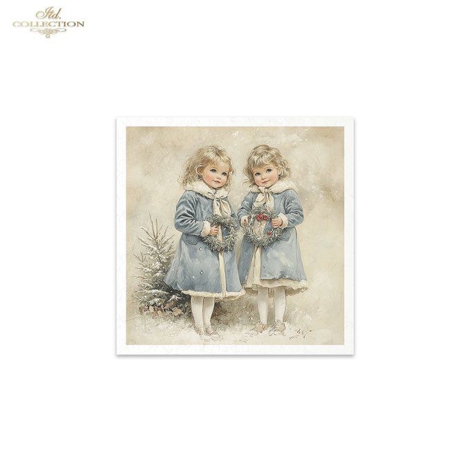 Papier de Riz Portraits d'enfants x 6 RSM200