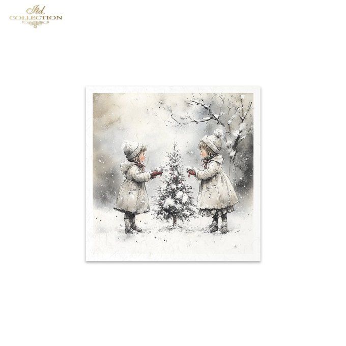Papier de Riz Plaisirs d'Hiver x 6 RSM201
