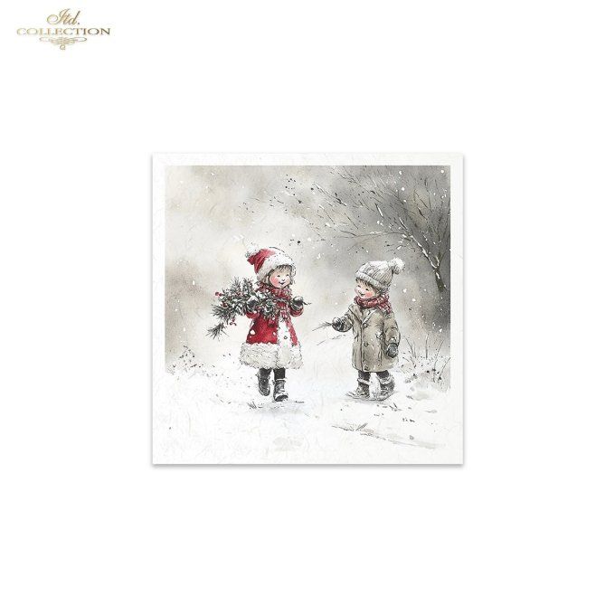Papier de Riz Plaisirs d'Hiver x 6 RSM201