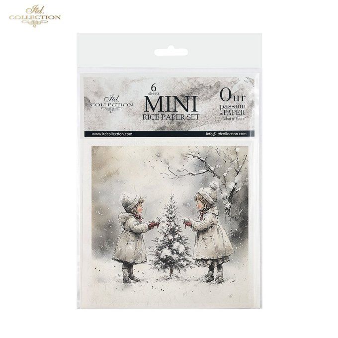 Papier de Riz Plaisirs d'Hiver x 6 RSM201