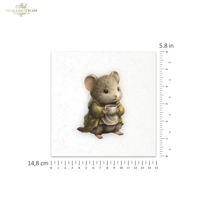 Papier de Riz Vie de souris RSM220