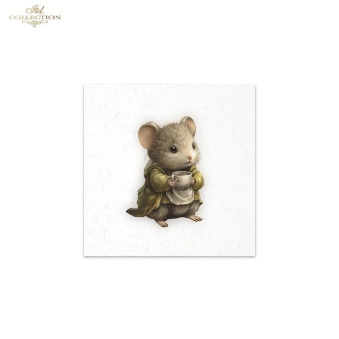 Papier de Riz Vie de souris RSM220