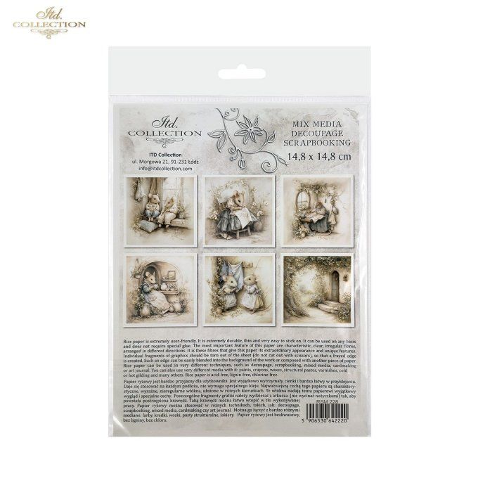 Papier de Riz Souris à la maison RSM2228