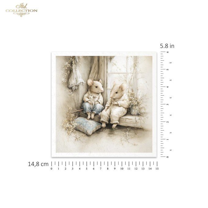 Papier de Riz Souris à la maison RSM2228