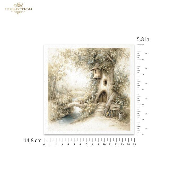 Papier de Riz La maison des souris RSM233