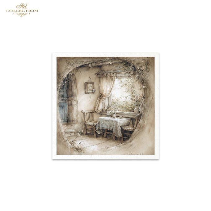 Papier de Riz La maison des souris RSM233