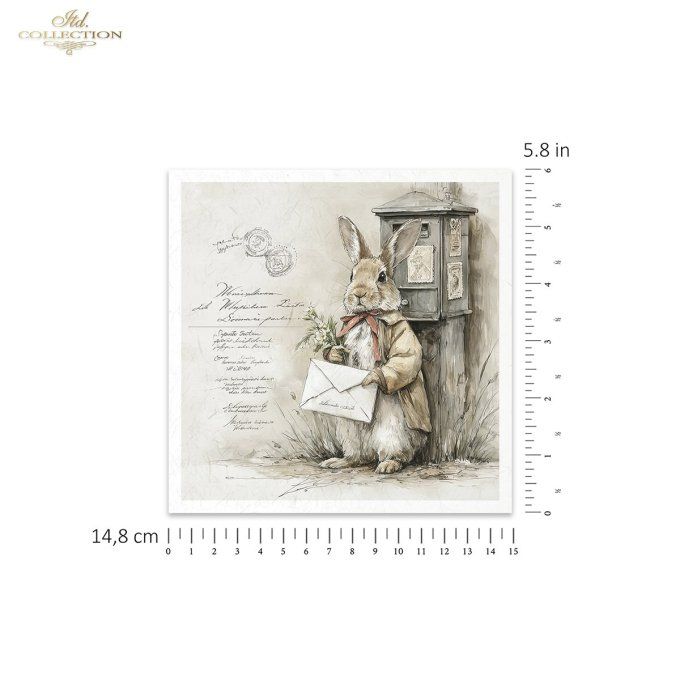 Papier de Riz Lapin facteur RSM240