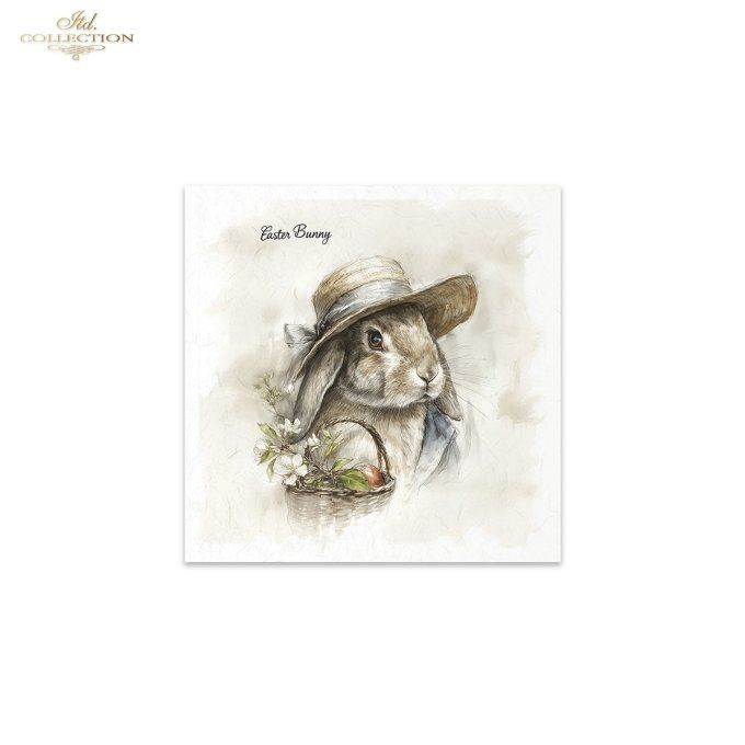 Papier de Riz Easter Bunny RSM241