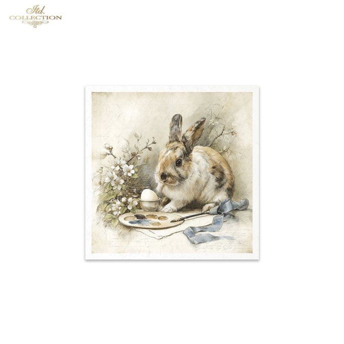 Papier de Riz Easter Bunny RSM241