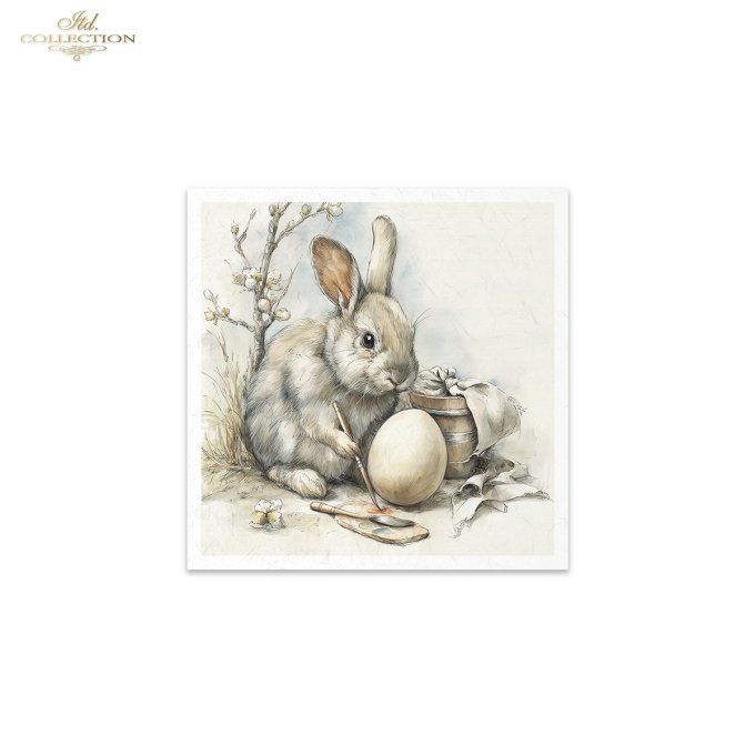 Papier de Riz Easter Bunny RSM241
