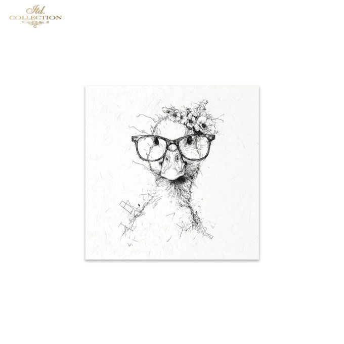 Papier de Riz Bêtes à Lunettes RSM253