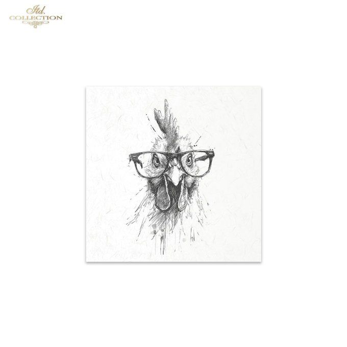 Papier de Riz Bêtes à Lunettes RSM253