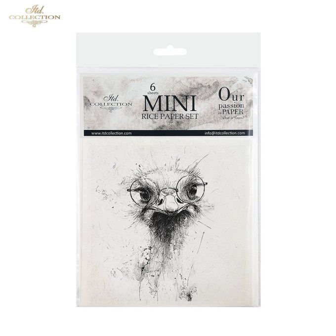Papier de Riz Bêtes à Lunettes RSM253