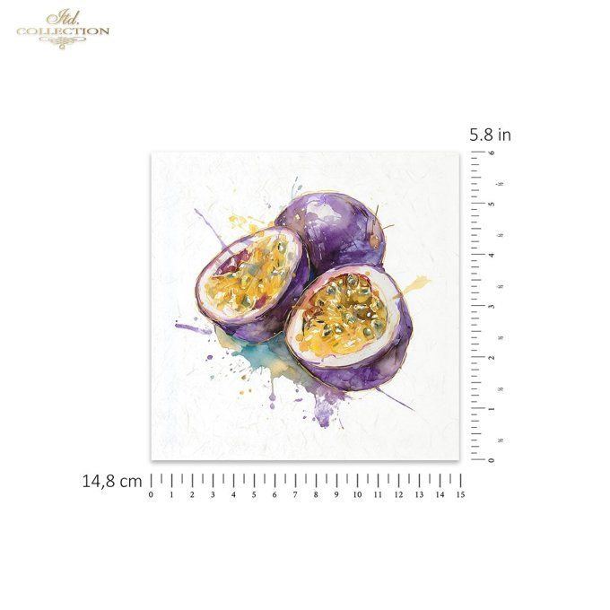 Papier de Riz Fruits Tropicaux RSM266