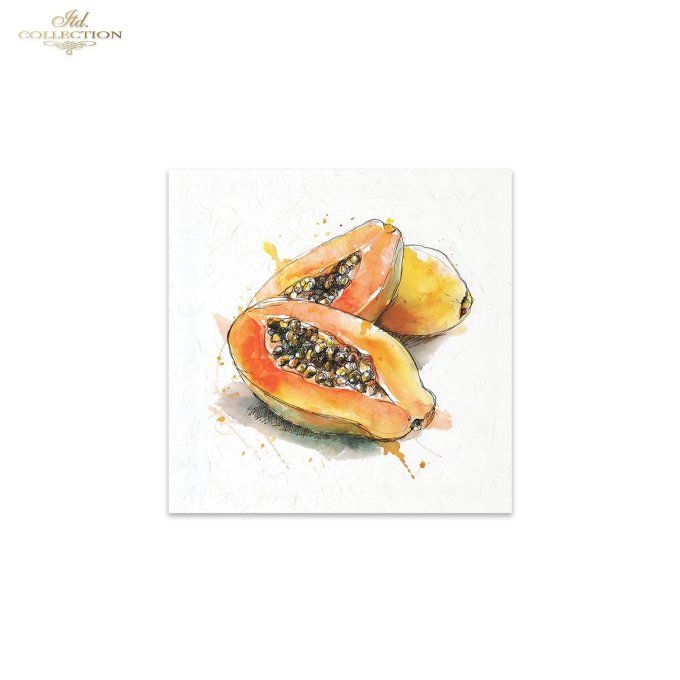 Papier de Riz Fruits Tropicaux RSM266