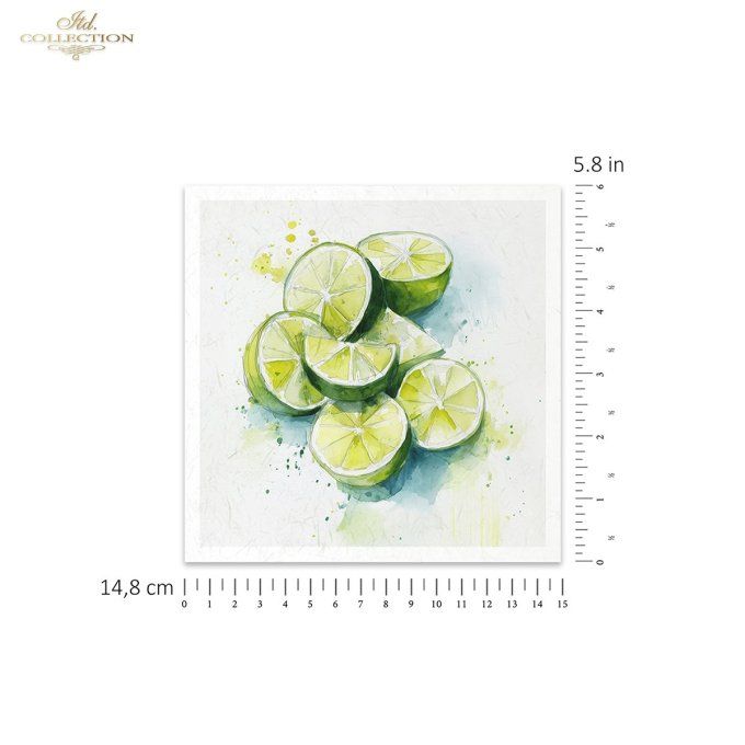 Papier de Riz Fruits Exotiques RSM267