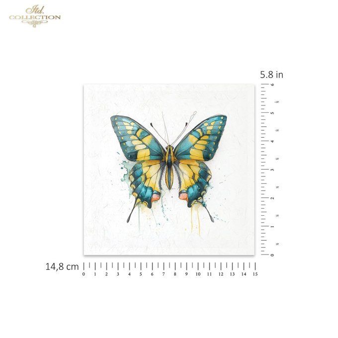 Papier de Riz Collection de Papillons RSM270