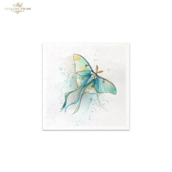 Papier de Riz Collection de Papillons RSM270