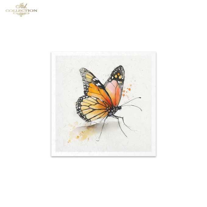 Papier de Riz Collection de Papillons RSM270