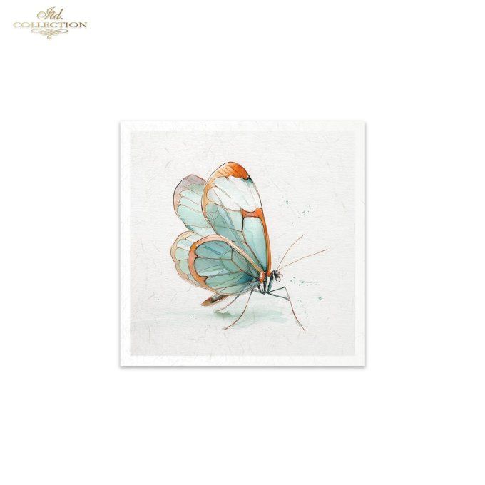 Papier de Riz Collection de Papillons RSM270
