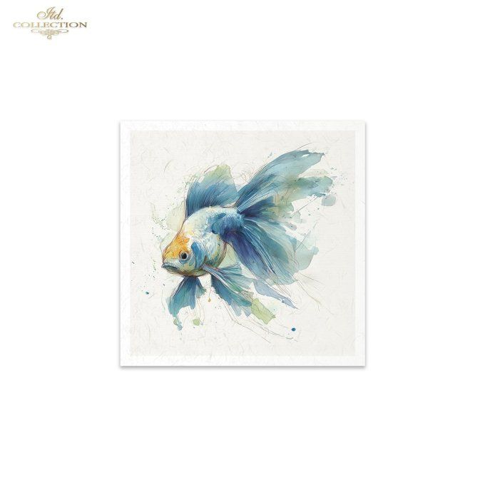 Papier de Riz Poissons Tropicaux RSM271