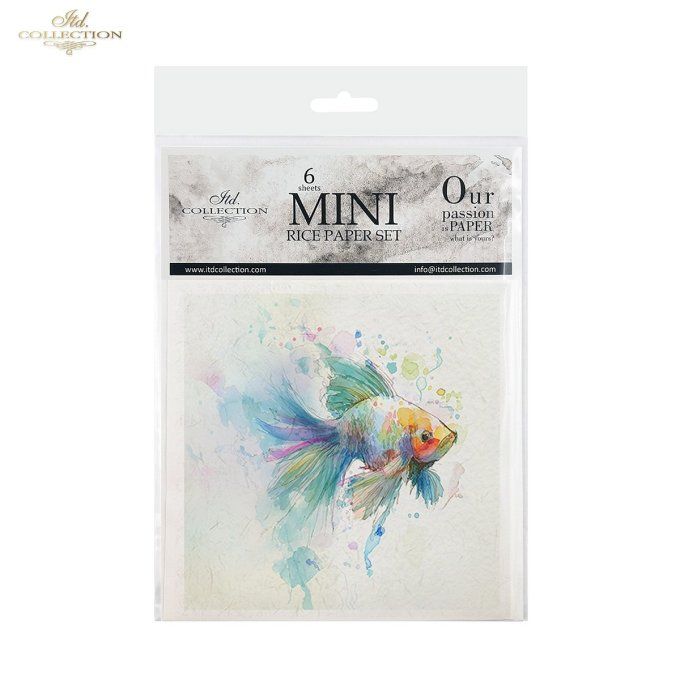 Papier de Riz Poissons Tropicaux RSM271