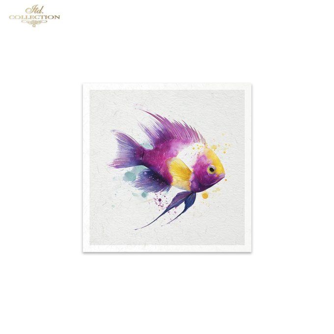 Papier de Riz Poissons exotiques RSM273