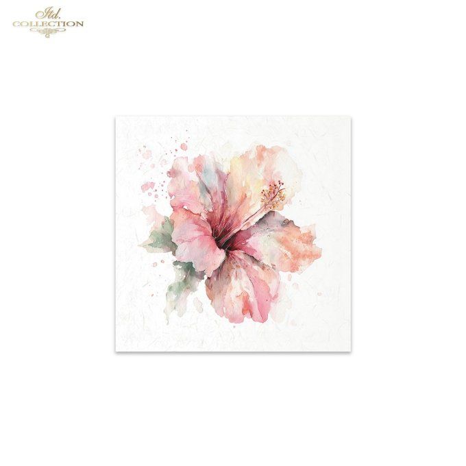Papier de Riz Fleurs tropicales RSM279