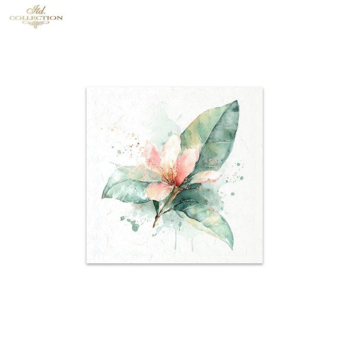 Papier de Riz Fleurs tropicales RSM279
