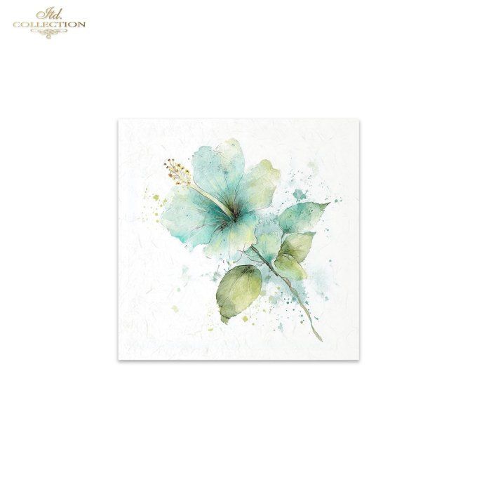 Papier de Riz Fleurs tropicales RSM279