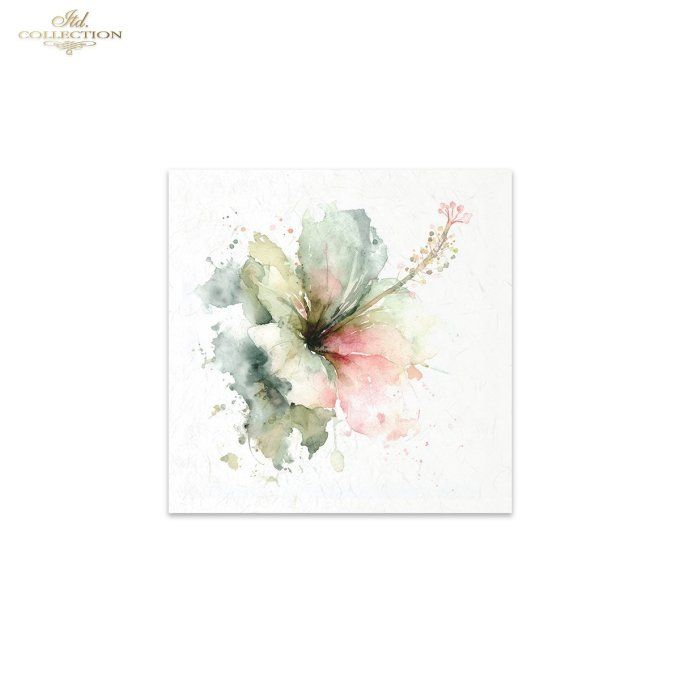 Papier de Riz Fleurs tropicales RSM279