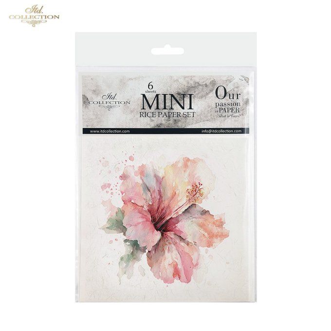 Papier de Riz Fleurs tropicales RSM279