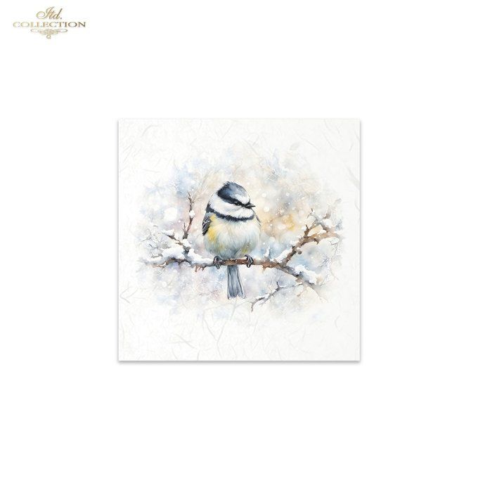 Papier de Riz Mésange x 6 RSM148