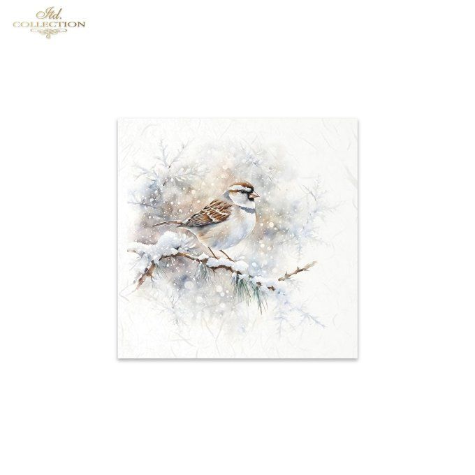 Papier de Riz Mésange x 6 RSM148
