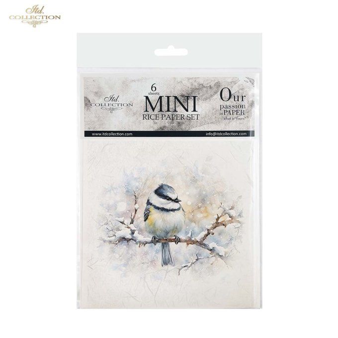 Papier de Riz Mésange x 6 RSM148