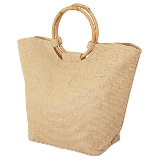 Sac cabas toile de jute Casual