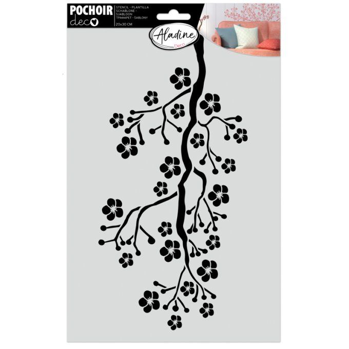 Pochoir Sakura