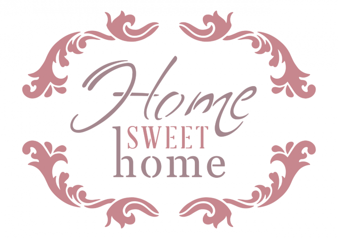 Pochoir Camaëlle Sweet Home