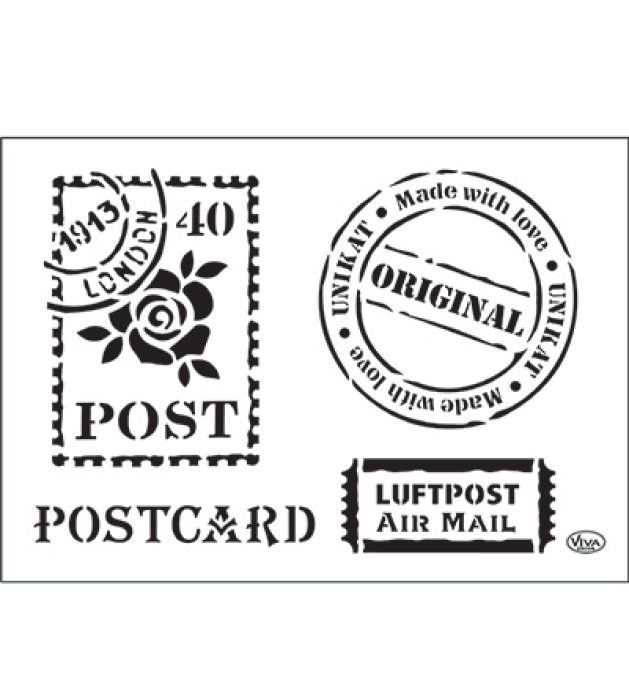Pochoir Timbres