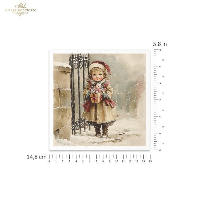 Papier de Riz Totalement givré x 6 RSM184