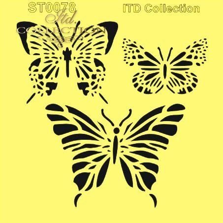 Pochoir Trio de Papillons ST0078 B