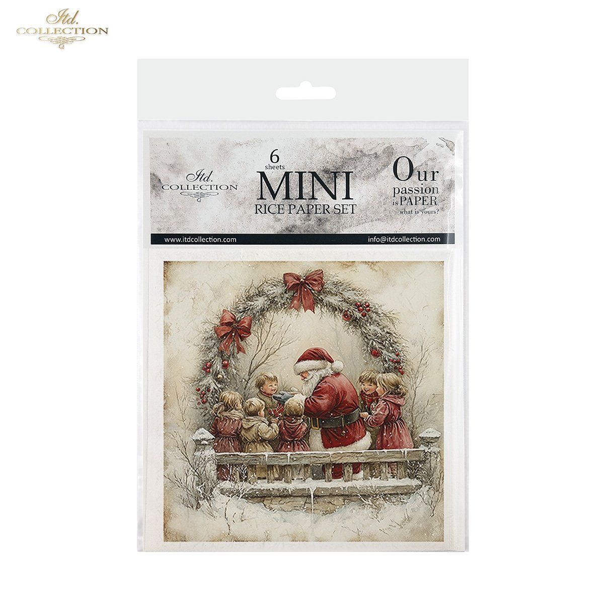 Papier de Riz Un Noël de Rêve x 6 RSM187