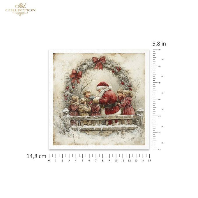 Papier de Riz Un Noël de Rêve x 6 RSM187