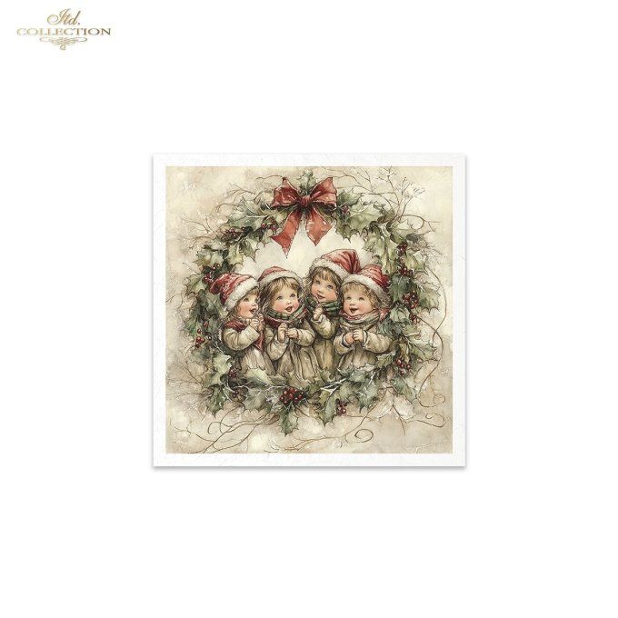 Papier de Riz Un Noël de Rêve x 6 RSM187