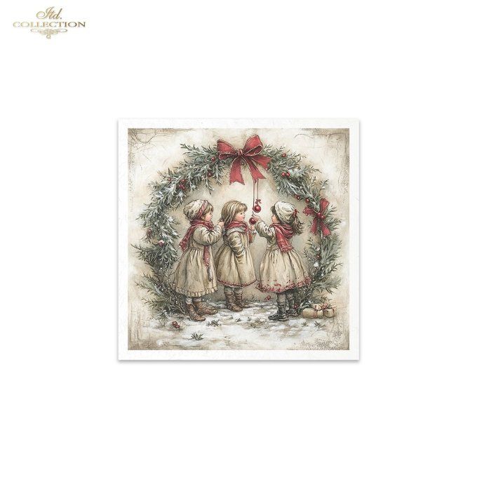 Papier de Riz Un Noël de Rêve x 6 RSM187