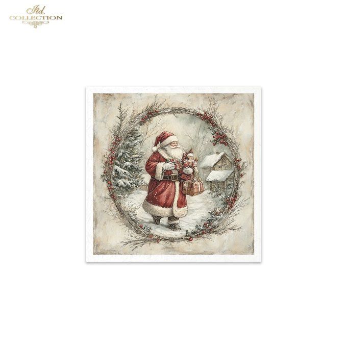 Papier de Riz Un Noël de Rêve x 6 RSM187